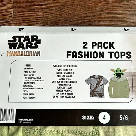 Bundle of 3 Kids Star Wars Shirts | Star Wars | Boys Star Wars Shirts | Disney - Picture 7 of 11